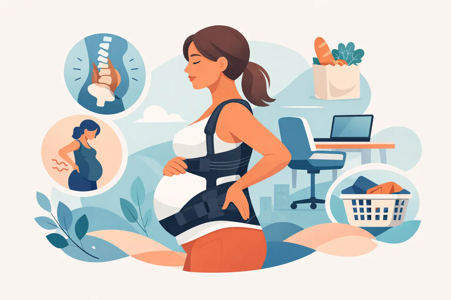 How a Maternity Back Brace Can Ease Daily Strain