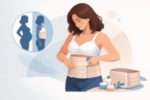 How to Wear a Postpartum Abdominal Binder