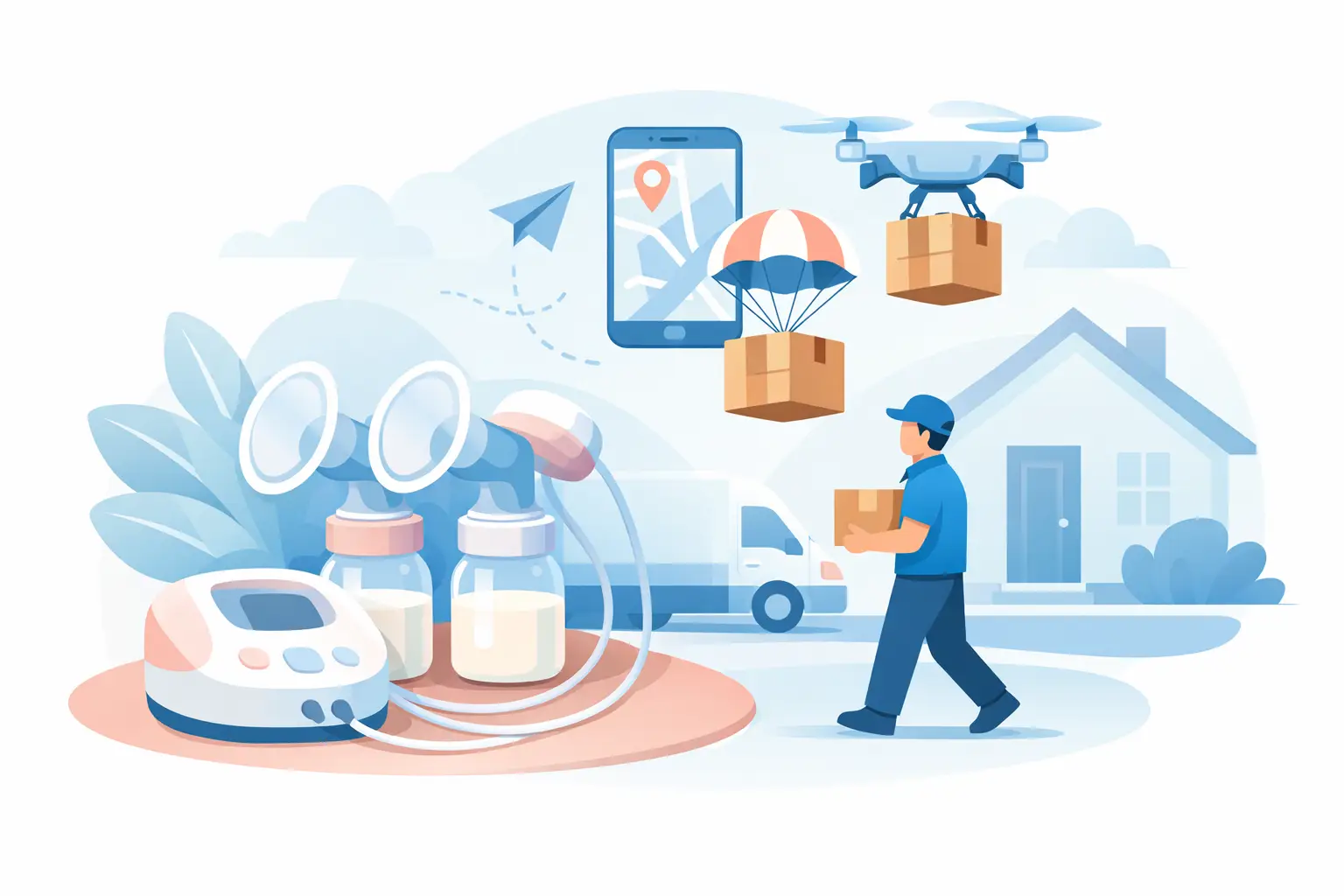 Breast Milk Pump With Free Home Delivery