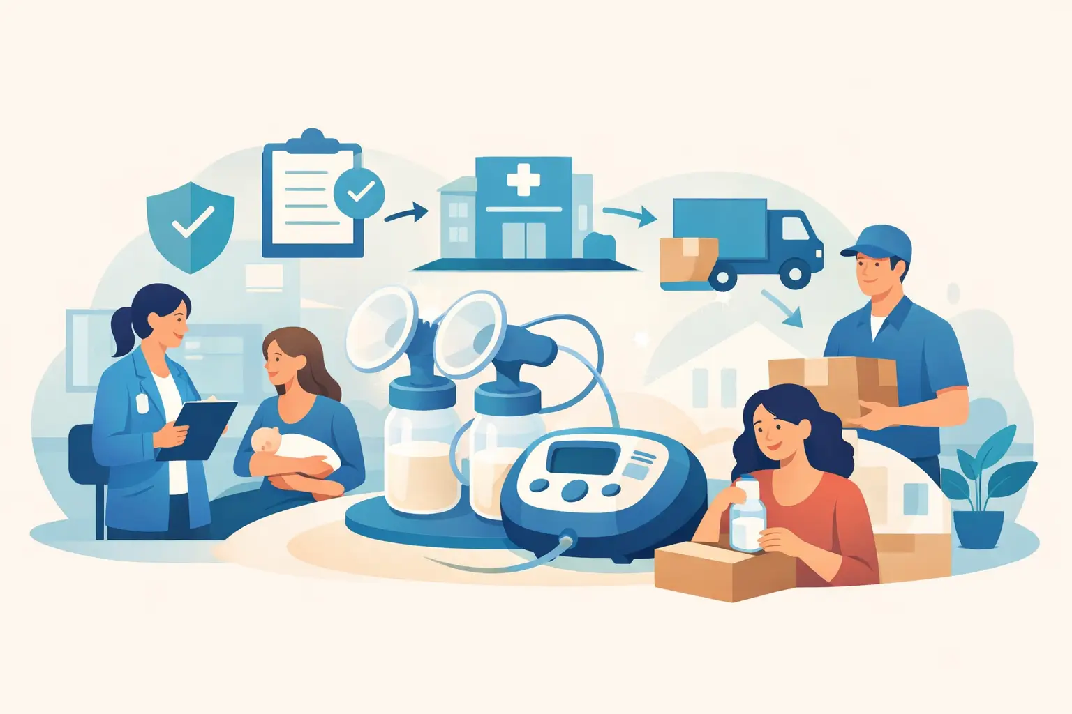 How Does a DME Breast Pump Supplier Work?